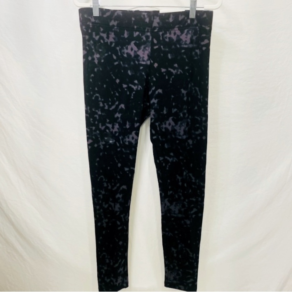 Soma Essential Legging Black Hazy Print Medium NWT